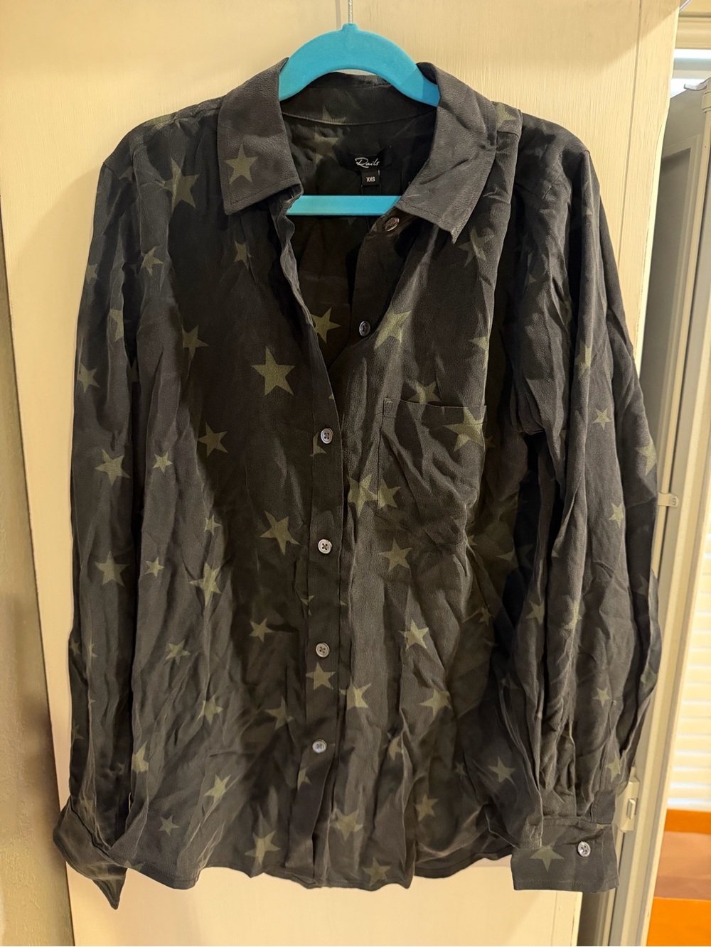 Rails - Kate black olive stars NWT - size XXS
